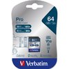 Memory Card SDXC Verbatim Pro 64GB, Class 10, UHS-I U3, V30