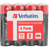Baterii Verbatim, Alkaline, AA, 4 buc, 49501