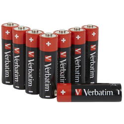 Verbatim Baterii, Alkaline, AA, 8 buc, 49503
