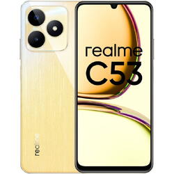 Telefon mobil Realme C53, Dual SIM, 6GB RAM, 128GB, 4G, Auriu