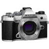 OLYMPUS Aparat Foto Mirrorless, sistem OM-5 20.4MP, 4K Argintiu, Kit cu Obiectiv M.Zuiko Digital 14-150mm F4-5.6 II Negru