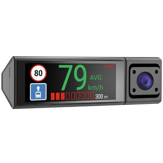 Camera Auto DVR NAVITEL RC3 PRO cu 3 camere mobile FullHD, Filmare infrared, Touch Screen, G-sensor, Alerte GPS, WiFi