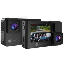 Camera Video Auto Navitel RS2 DUO, FHD, Night Vision, 136°, Microfon, G-Sensor, Auto-Start, WDR, Negru
