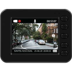 Camera video auto Navitel R250, Black + HD Rear Camera