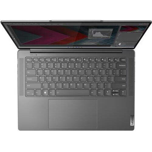 Laptop Lenovo Yoga 7 Pro 14ARP8, AMD Ryzen 7-7735HS, 14.5 inch 3K, 16GB RAM, 512GB SSD, nVidia RTX 3050 6GB, Free DOS, Gri