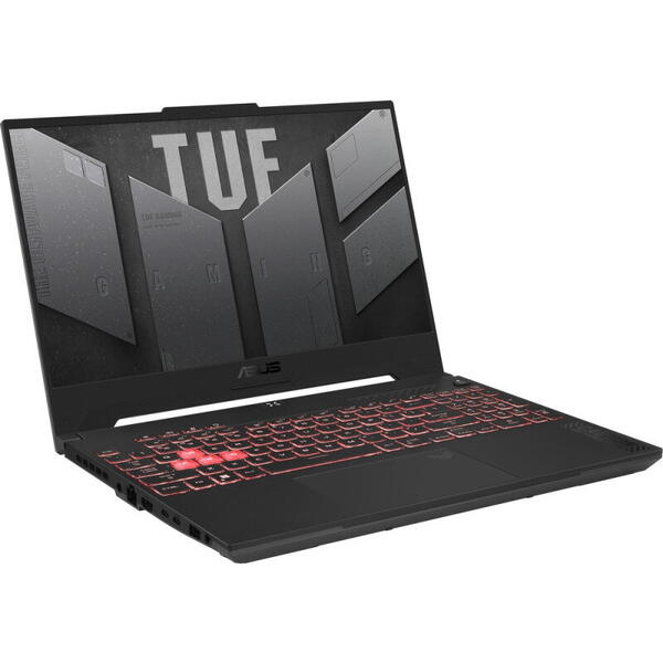 Laptop Gaming ASUS TUF A15, AMD Ryzen 7-7735HS, 15.6" FHD, 8GB RAM, 512GB SSD, GeForce RTX 4050 6GB, Fara OS