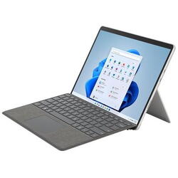 Tableta Microsoft Surface Pro 8, Procesor Intel® Core™ i5-1145G7, PixelSense 13", 16GB RAM, 256GB SSD, 8MP, Wi-Fi, Bluetooth, 4G, Windows 10 Pro, Argintiu
