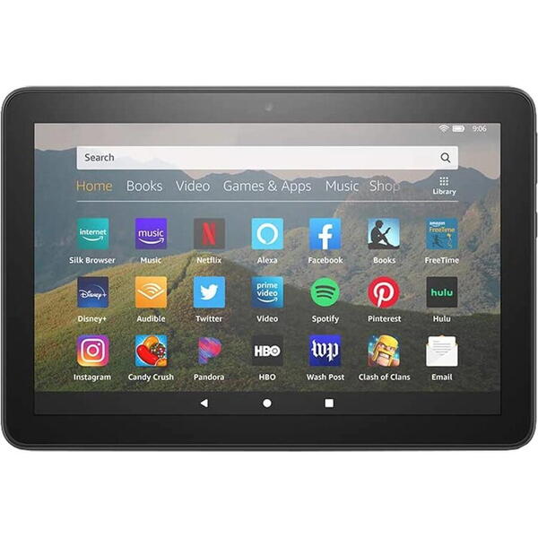 Tableta Amazon Fire HD 8 2020, 32GB, 2GB RAM, Negru