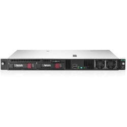 Server HPE ProLiant DL20 Gen10 Rack 1U, Intel Xeon E-2314 (4 C / 4 T, 2.8 GHz - 4.5 GHz, 8 MB cache, 65 W), 16 GB DDR4 / DDR4 ECC, 2 x LFF, 290 W