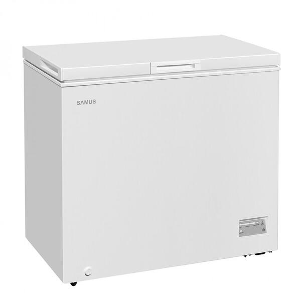 Lada frigorifica Samus LS222, 198L, clasa energetica F, L90.5 cm, alb