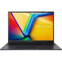Laptop Asus VivoBook 16X K3604ZA, Intel Core i7-1260P, 16 inch WUXGA, 16GB RAM, 512GB SSD, No OS, Negru