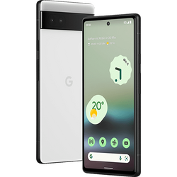 Telefon Mobil Google Pixel 6a, Procesor Google Tensor Octa-Core, AMOLED Capacitive Touchscreen 6.1", 6GB RAM, 128GB Flash, Camera Duala 12+12MP, Wi-Fi, 5G, Android, Alb