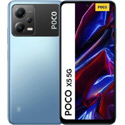 Telefon mobil Poco X5, 128GB, 6GB RAM, 5G, Blue