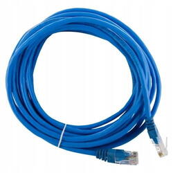 Cablu UTP Goobay, cat5e, patch cord, 5m, albastru