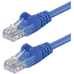 Cablu UTP Goobay, cat 5e, patch cord, 2m, albastru