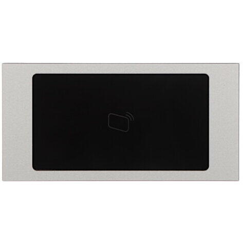 Modul cititor carduri Mifare VTO4202F-MR, Dahua, Aluminiu/Plastic, Interval citire 8 cm, Argintiu