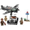 LEGO® Indiana Jones - Urmarire cu avionul de vanatoare 77012, 387 piese