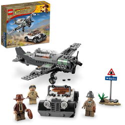 LEGO® Indiana Jones - Urmarire cu avionul de vanatoare 77012, 387 piese