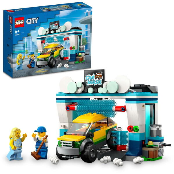 LEGO® City - Spalatorie de masini 60362, 243 piese