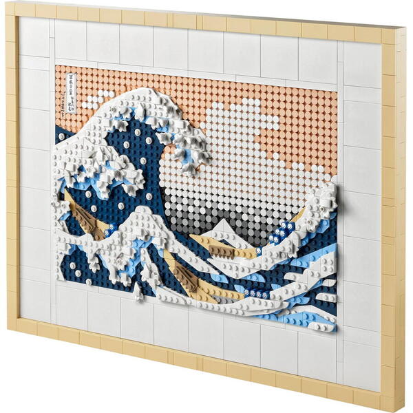 LEGO® ART - Hokusai, Marele val 31208, 1810 piese
