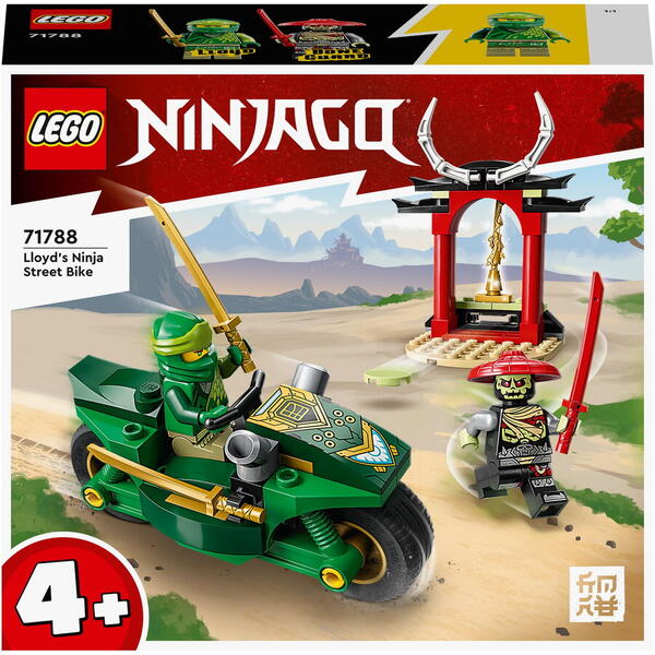 LEGO® Ninjago - Motocicleta de strada Ninja a lui Lloyd 71788, 64 piese