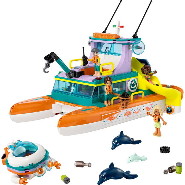 LEGO® LEGO Friends Sea Rescue Boat Animal Rescue Toy Set - 41734