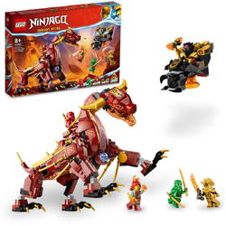 LEGO® Ninjago - Dragonul de lava transformator cu val de caldura 71793, 479 piese