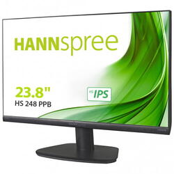 Monitor Hannspree HS 248 PPB. 23.8" FHD, 75Hz 5ms, VGA, HDMI, DP