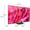 Televizor SAMSUNG OLED 55S90C, 138 cm, Smart, 4K Ultra HD, 100 Hz, Clasa G, Negru