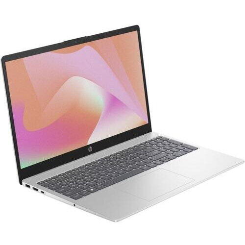 Laptop HP 15-fc0024nq, AMD Ryzen 5 7520U, 15.6 inch FHD, 8GB RAM, 512GB SSD, Free DOS, Argintiu