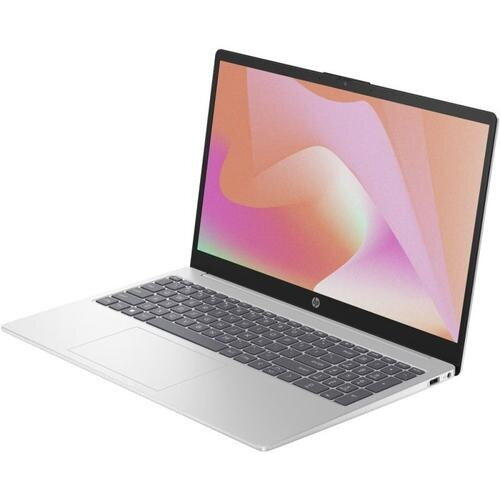 Laptop HP 15-fc0024nq, AMD Ryzen 5 7520U, 15.6 inch FHD, 8GB RAM, 512GB SSD, Free DOS, Argintiu