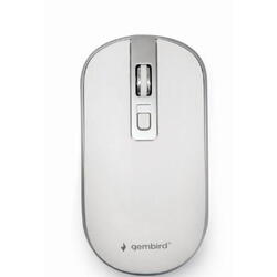Mouse wireless Gembird MUSW-4B-06-WS, 1600 DPI, Alb