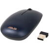 Mouse Wireless ASUS MW201C, Optic, 1600 DPI, Albastru