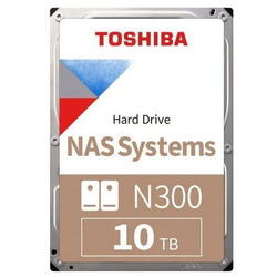 TOSHIBA HDWG11AEZSTA Toshiba N300 HDD 3.5, 10TB, SATA/600, 7200RPM, 256MB cache, BOX