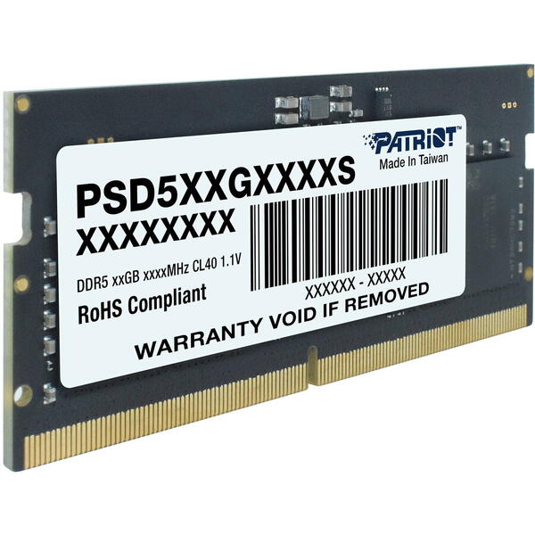 Memorie notebook Patriot Signature Line 16GB DDR5 4800MHz CL40 1.1v