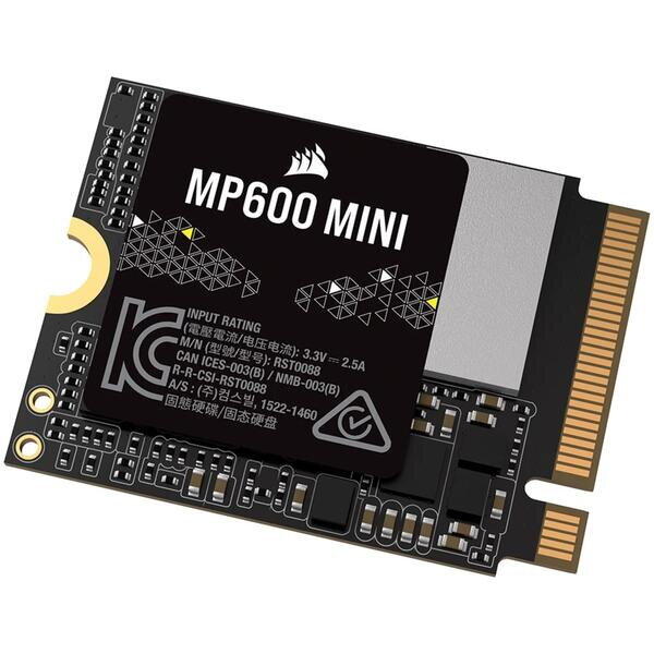 Solid-State Drive (SSD) Corsair MP600 MINI, 1TB, Gen4 PCIe x4 NVMe M.2 2230
