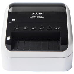 Imprimanta Brother QL-1110NWBc, Termica, Monocrom, Banda 103.6 mm, Retea, Wi-Fi, Bluetooth