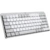 Tastatura Wireless Logitech MX Mechanical Perfomance Mini for Mac, Iluminata, Silentioasa, USB, BT, US INT, Gri-Alb