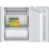 Combina frigorifica incorporabila Bosch KIV86VFE1, 267 l, LowFrost, FreshSense, Clasa E, H 177.2 cm, Argintiu