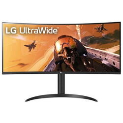 Monitor Gaming VA LED LG 34" 34WP75CP-B, WQHD (3440 x 1440), HDMI, DisplayPort, AMD FreeSync Premium, Ecran curbat, Boxe, 160 Hz, 1 ms, Negru