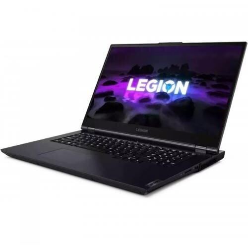 Laptop Lenovo Legion 5 17ACH6Hz, AMD Ryzen 7 5800H, 17.3 inch FHD, 16GB RAM, 512GB SSD, nVidia RTX 3060 6GB, No OS, Negru-Albastru