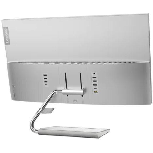 Monitor IPS LED Lenovo 27" Q27h-20, QHD (2560 x 1440), HDMI, DisplayPort, AMD FreeSync, Boxe, Argintiu