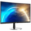Monitor VA LED MSI PRO 23.6" MP242C, Full HD (1920 x 1080), VGA, HDMI, Ecran curbat, Boxe, Negru