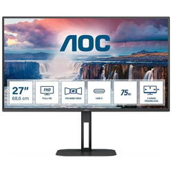 Monitor IPS LED AOC 27" 27V5CE, Full HD (1920 x 1080), HDMI, AMD FreeSync, Boxe, Negru