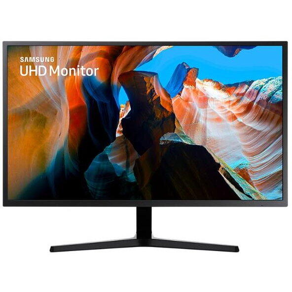 Monitor VA LED Samsung 31.5" LU32J590UQPXEN, Ultra HD (3840 x 2160), HDMI, DisplayPort, AMD FreeSync, Negru