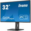 Monitor IPS LED iiyama PROLITE 31.5" XB3270QS-B5, QHD (2560 x 1440), DVI, HDMI, DisplayPort, AMD FreeSync, Boxe, Negru