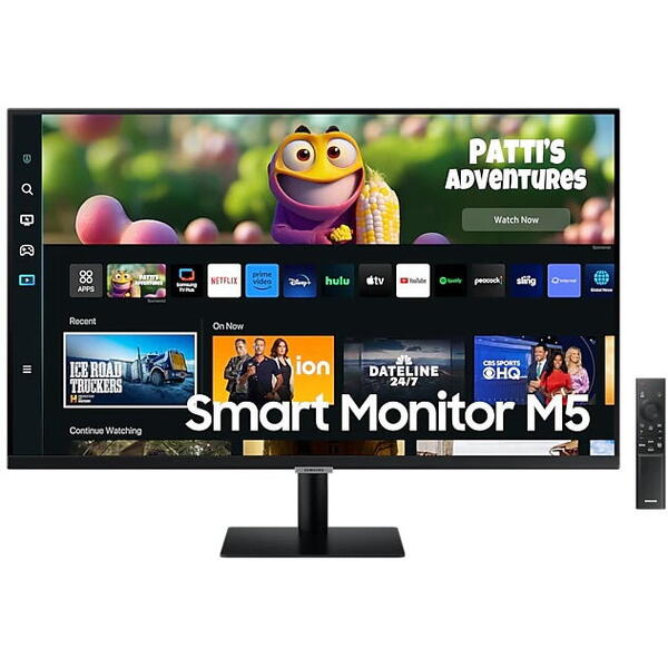 Monitor SAMSUNG Smart M5 LS27CM500EUXDU 27", 4Ms, Full HD, Negru