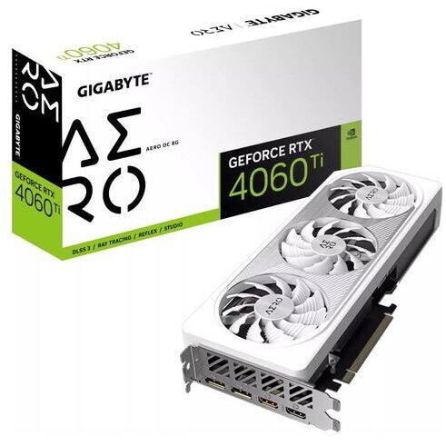 Placa video GIGABYTE GeForce RTX 4060 Ti AERO OC 8GB GDDR6 128-bit