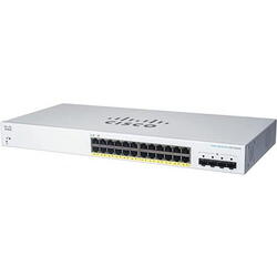 Switch Cisco CBS220-24P-4X, 24 porturi, Alb
