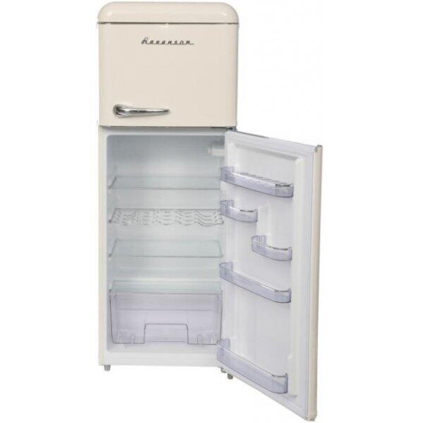 Frigider-congelator Retro Ravanson LKK-250RC, Capacitate netă congelator 51 L, Capacitate neta frigider 157 L